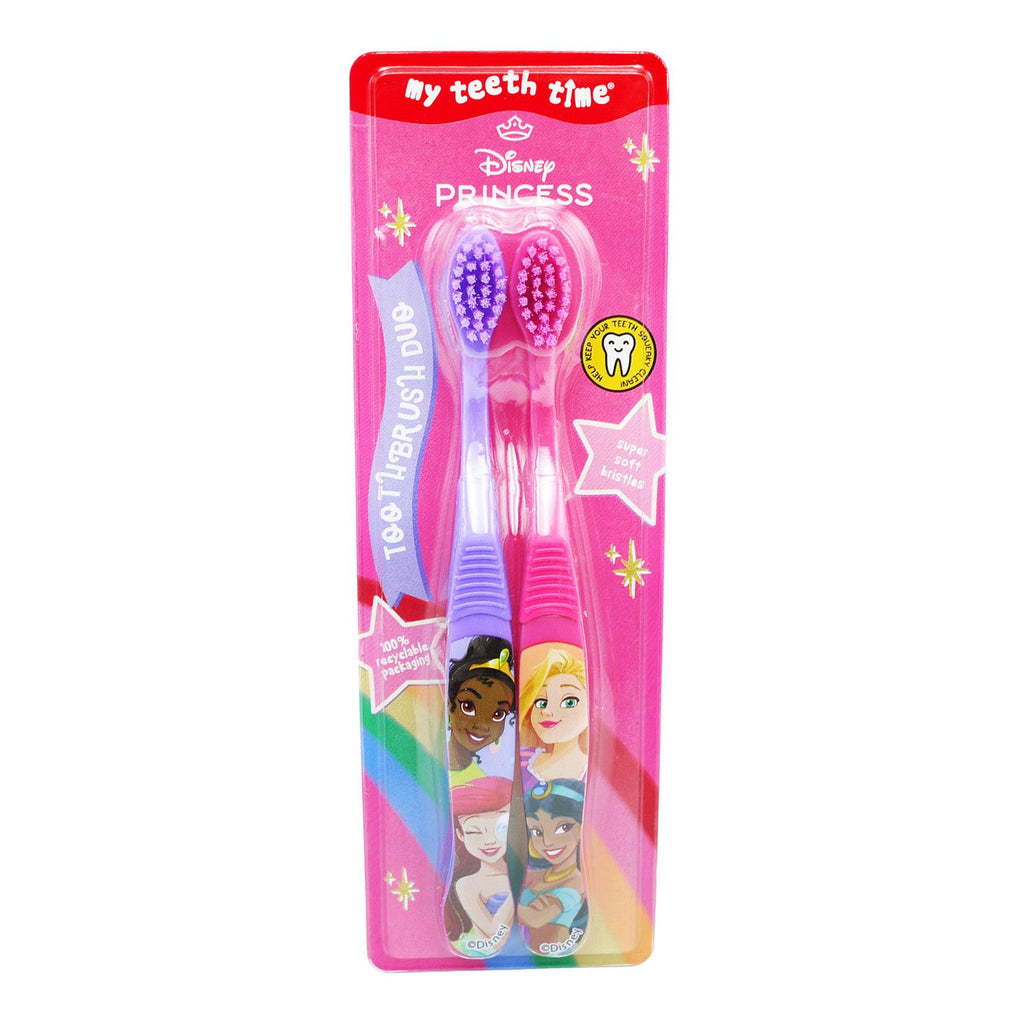 Periuțe de dinți Disney Princess - Set Twin Pack 2 bucăți