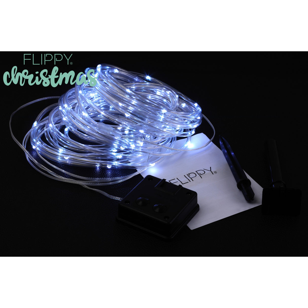 Panou solar 3,7V inclus cu instalație luminoasă tip furtun luminos, 1200mA, exterior