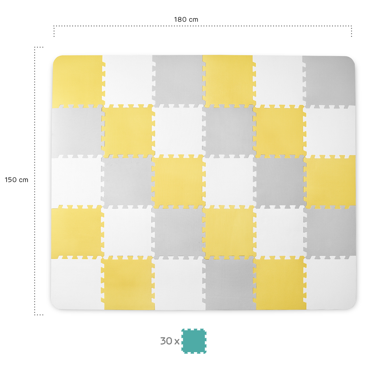 SALTEA DE JOACA KINDERKRAFT LUNO, SPUMA, YELLOW