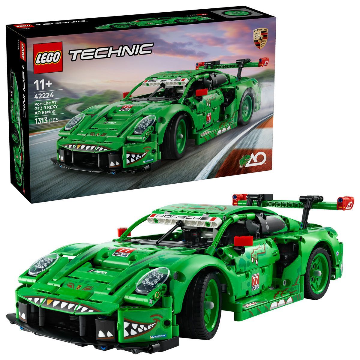LEGO TECHNIC MASINA PORSCHE 911 GT3 R REXY AO RACING 42224