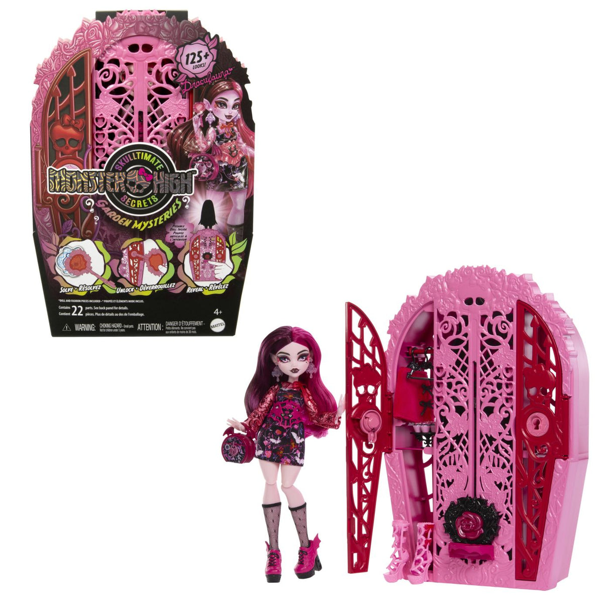 MONSTER HIGH GRADINA DE LA MIEZUL NOPTII PAPUSA DRACULAURA