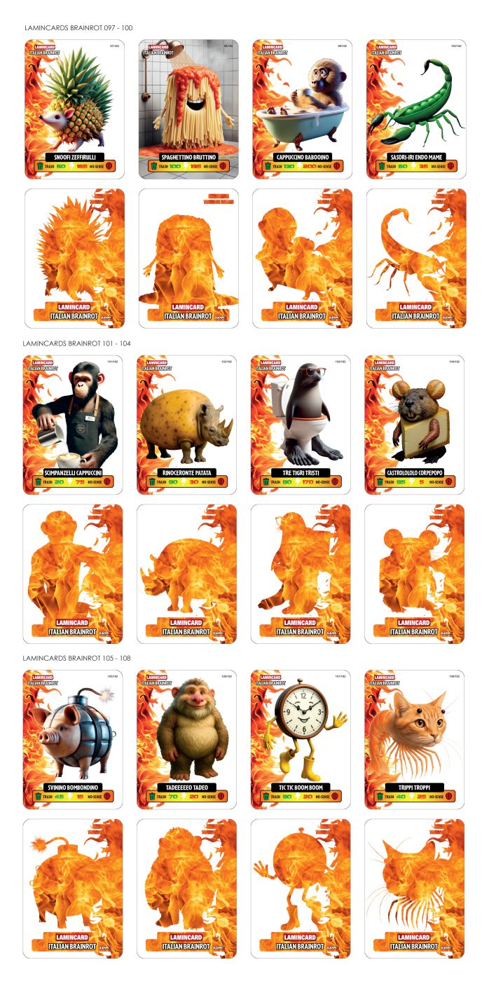 LAMINCARD ITALIAN BRAINROT