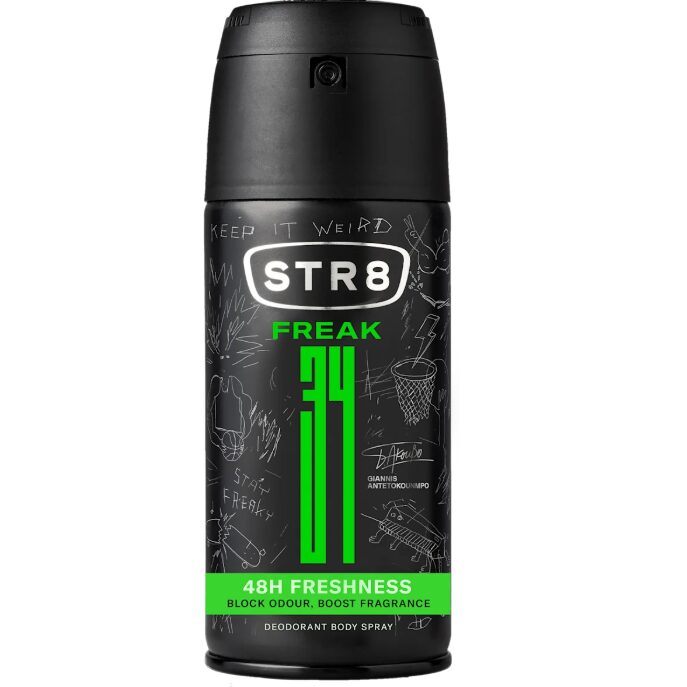 Deodorant spray STR8 FR34K, 150 ml – Prospețime și protecție de lungă durată