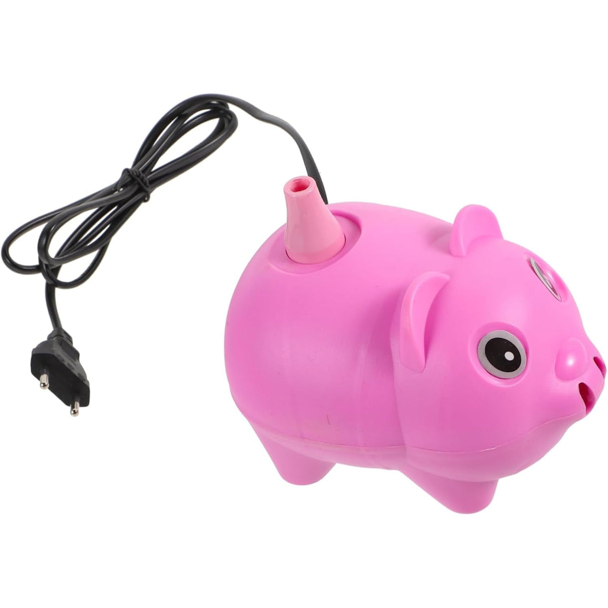 Pompa Electrica Pentru Umflat Baloane, 380 W, din Plastic, Model Porc, Roz - vivimall.ro