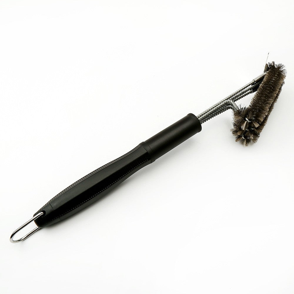 Perie de Sarma pentru Gratar, Vivimall, Maner 45 cm, din Otel inoxidabil, 45X7X10, Negru - vivimall.ro