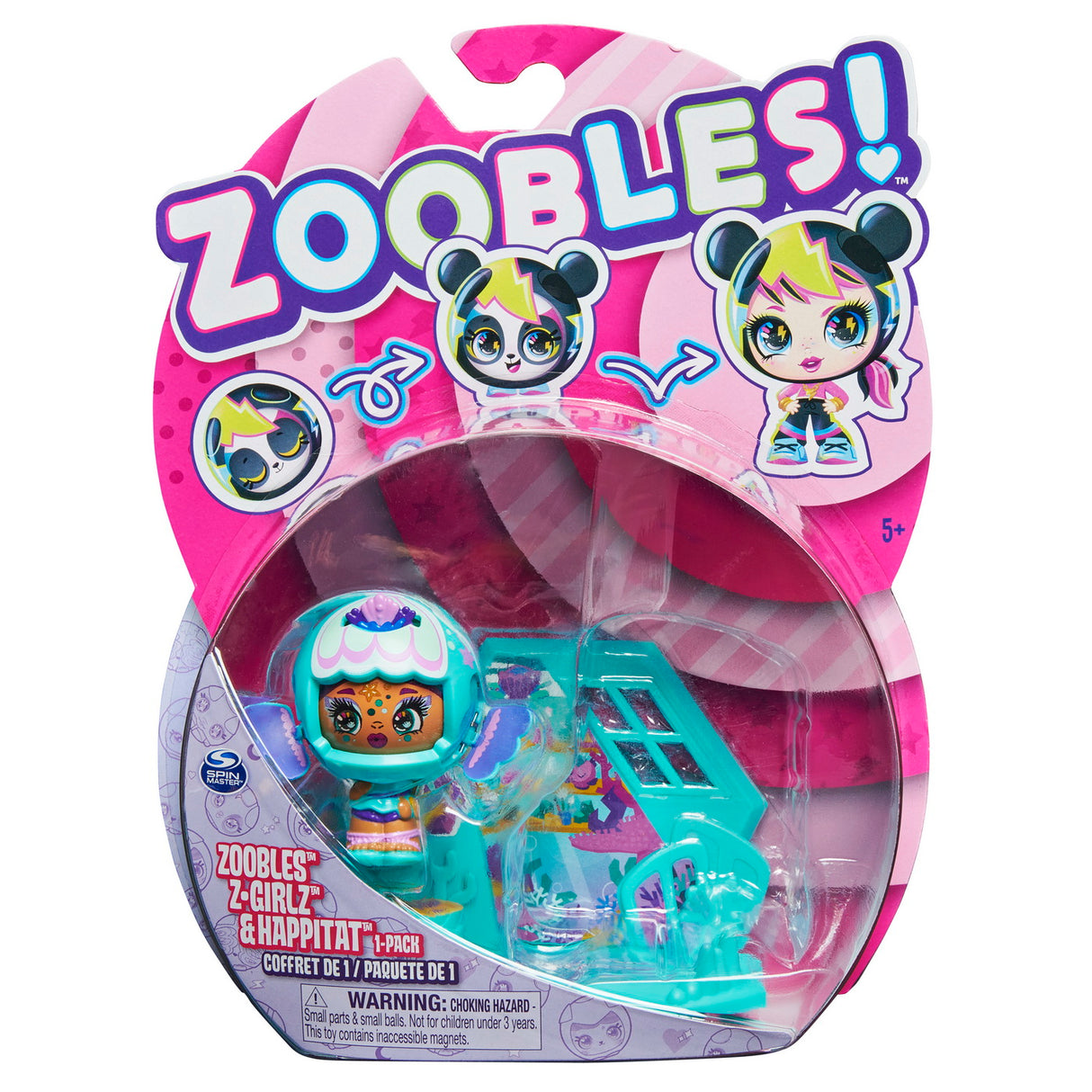 ZOOBLES Z-GIRLZ FIGURINA DE TRANSFORMARE FETITA PESTE