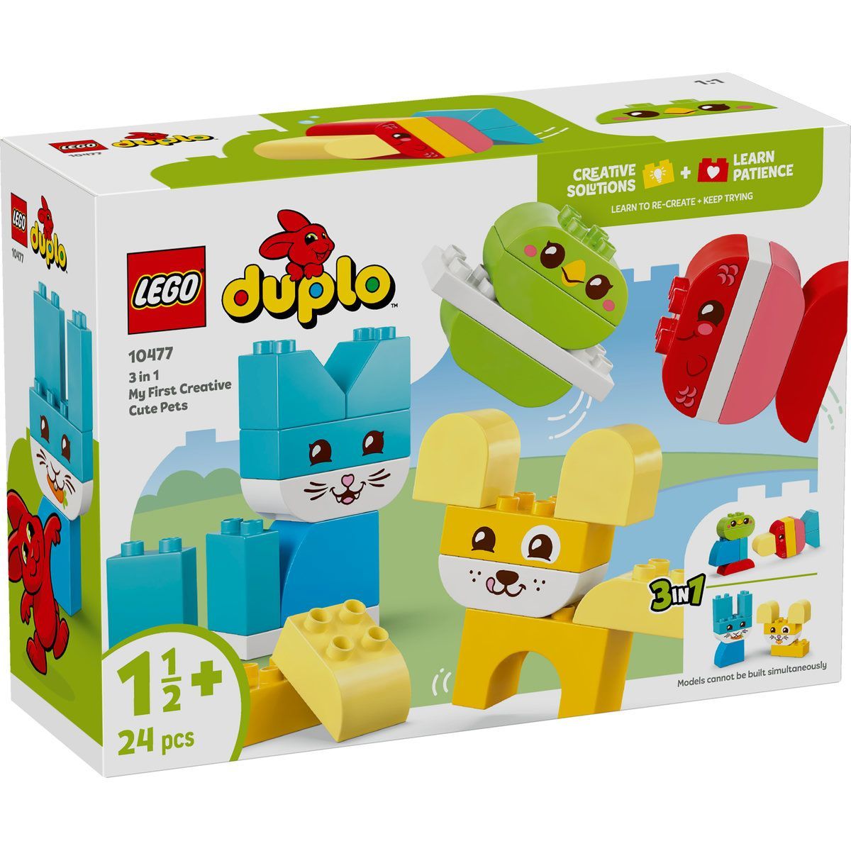 LEGO DUPLO ANIMALUTE DE COMPANIE CREATIVE 3 IN 1 10477