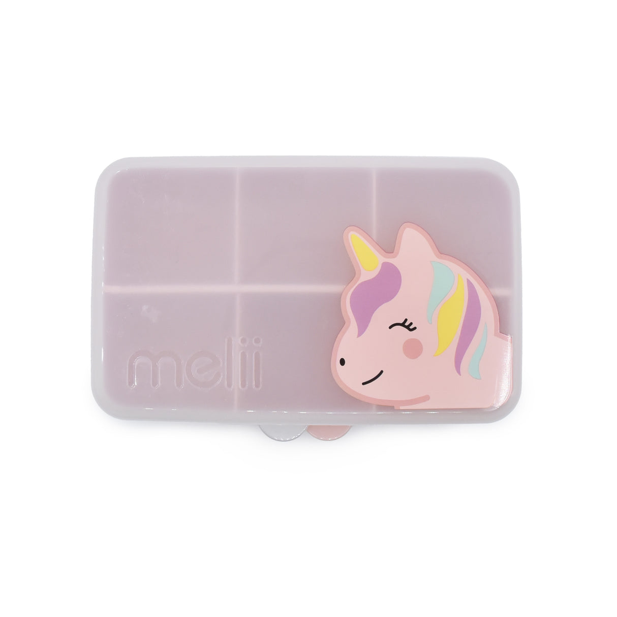CUTIE SNACK 6 COMPARTIMENTE, MELII, PRINT UNICORN