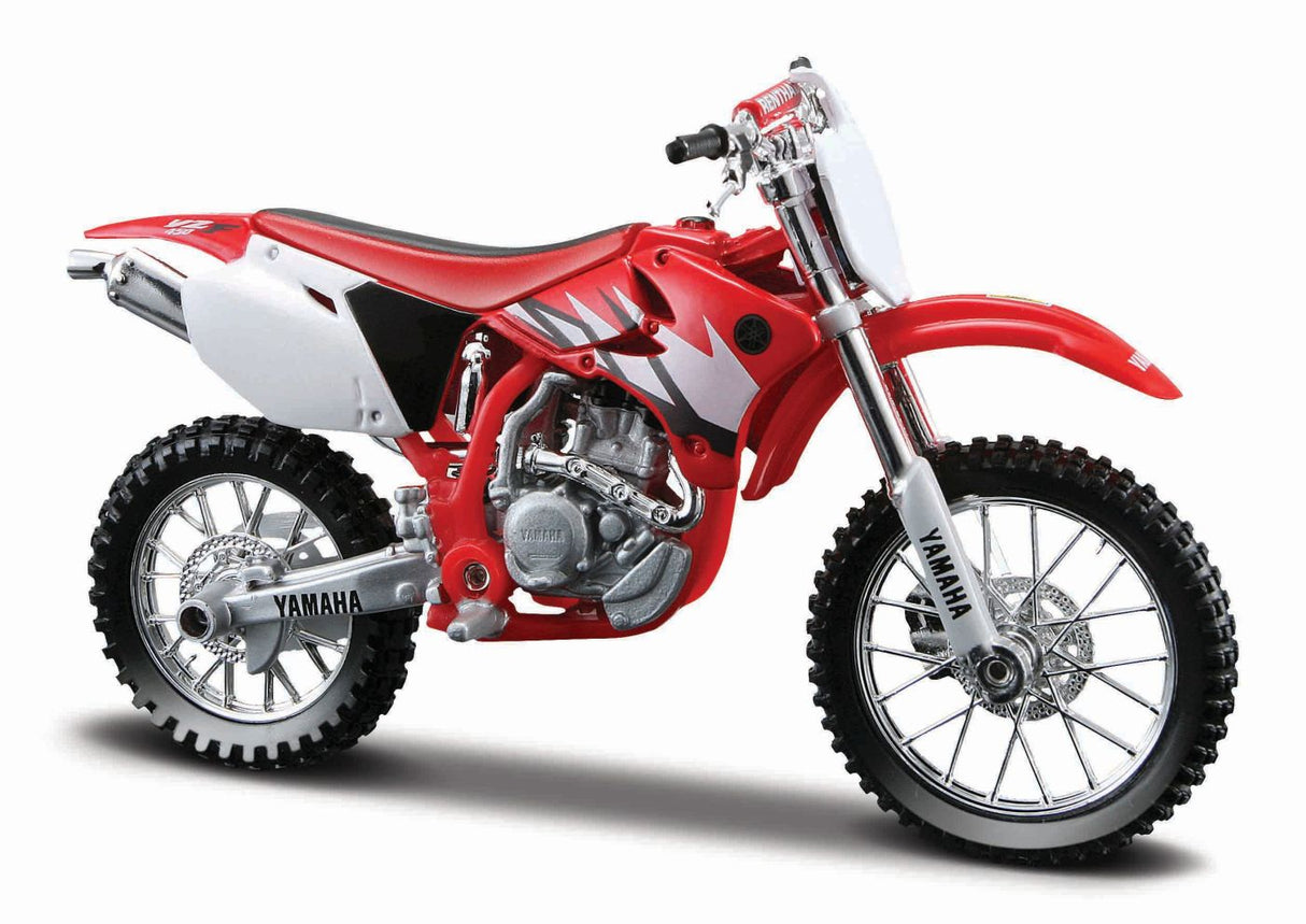 MAISTO MOTOCICLETA METALICA CU STAND EDITIE SPECIALA YAMAHA YZ 45OF SCARA 1 LA 18