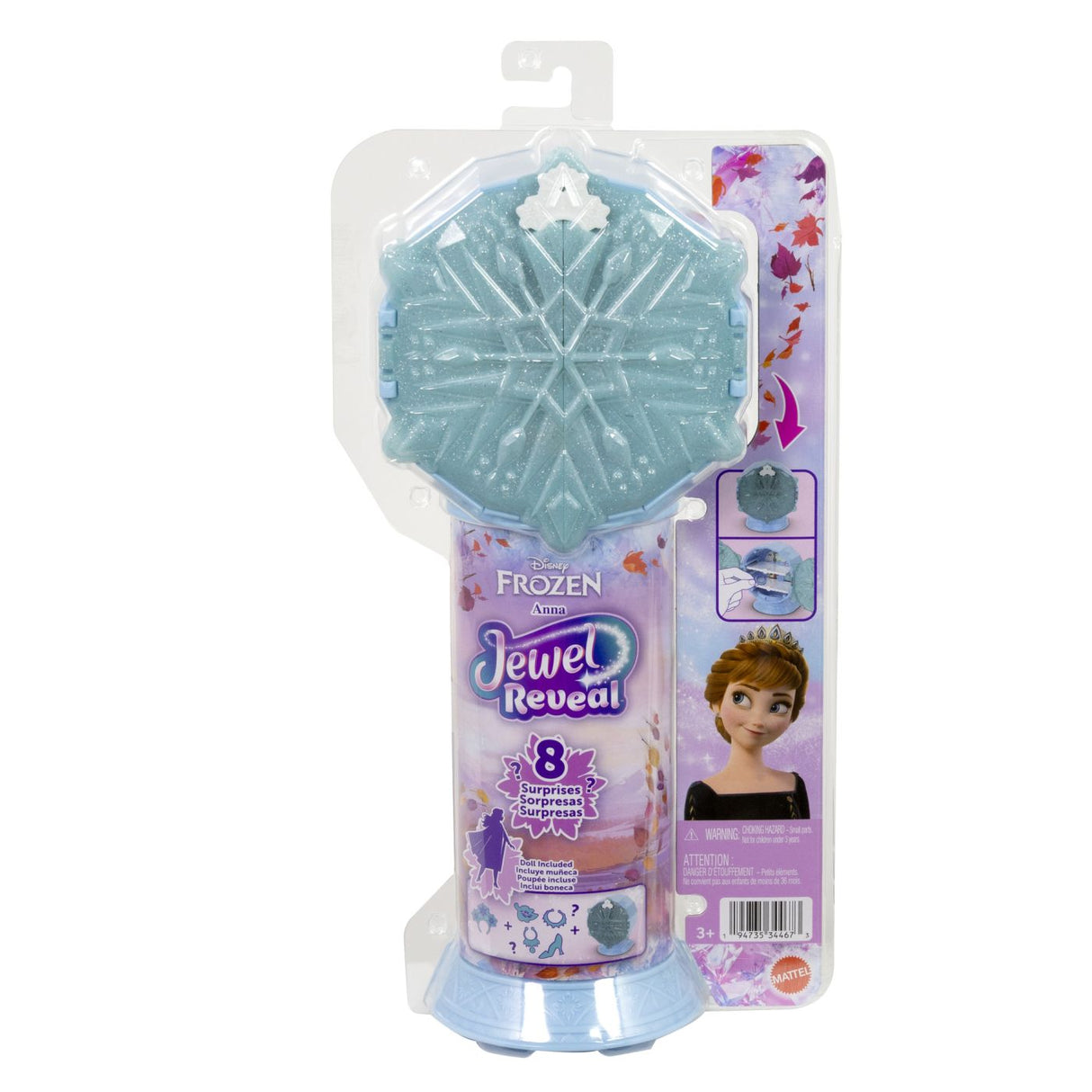 DISNEY FROZEN JEWEL REVEAL PAPUSA ANNA