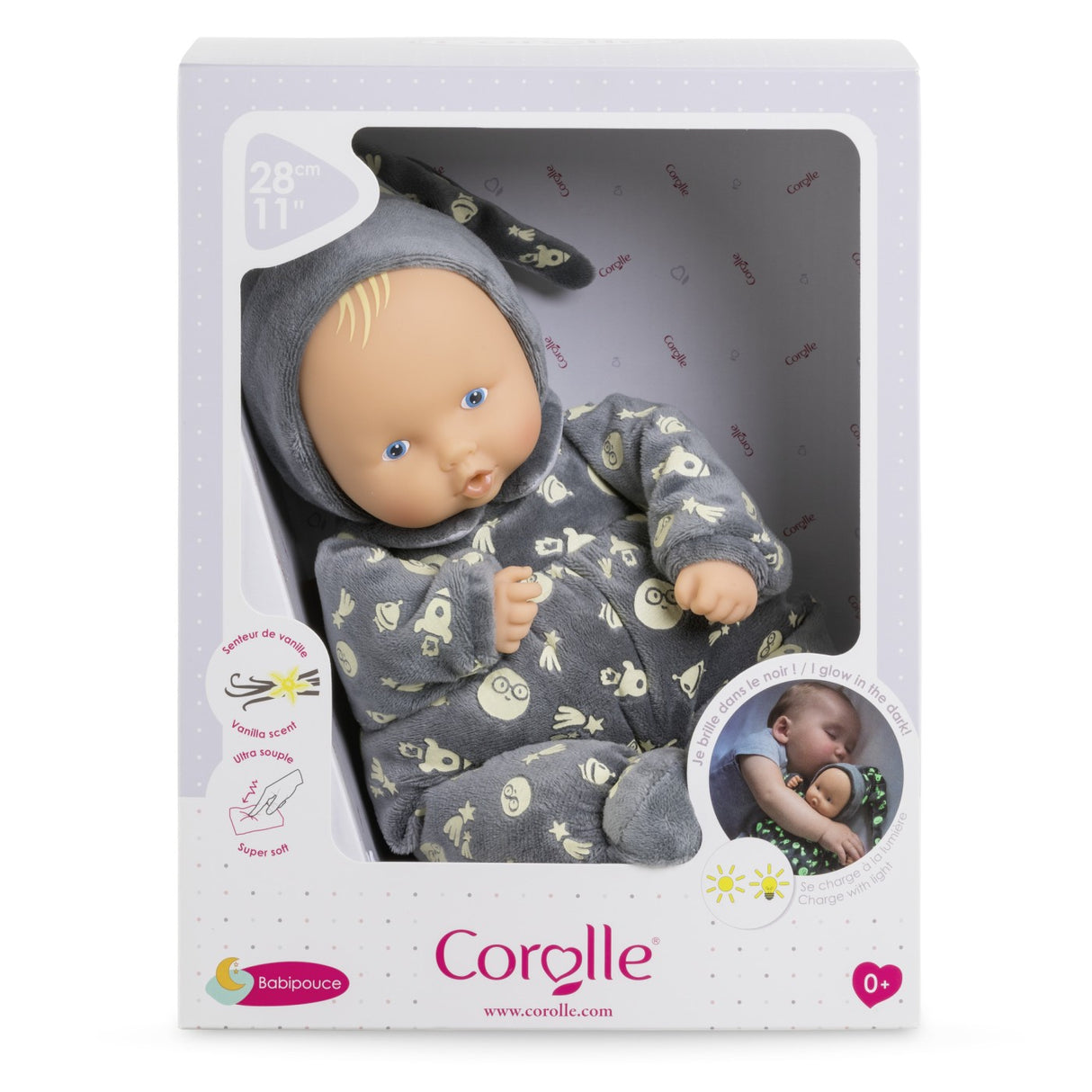 COROLLE MDC BEBELUS BABIPOUCE GLOW IN THE DARK 28