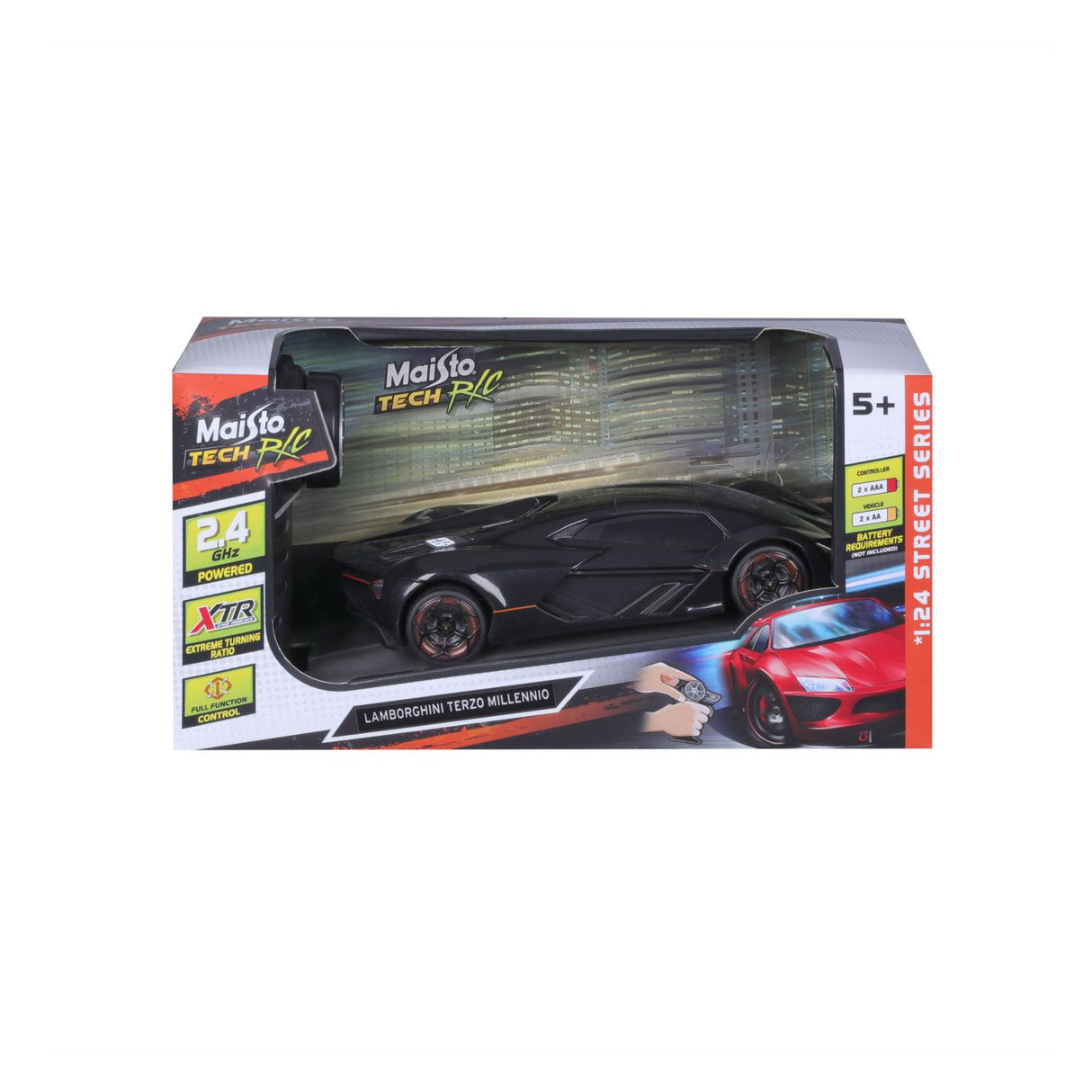 MAISTO MASINUTA CU TELECOMANDA 2.4GHz LAMBORGHINI TERZO MILLENNIO SCARA 1 LA 24
