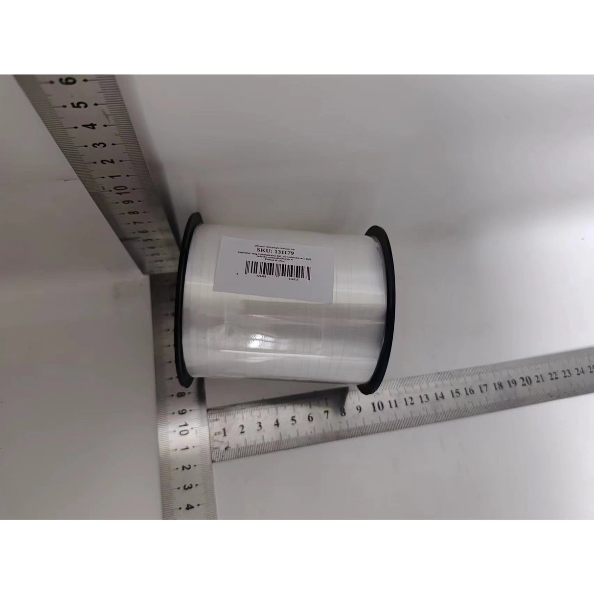 Panglica pentru Baloane, Vivimall, Rola de 200 de Metri, din Rafie, Alba - vivimall.ro