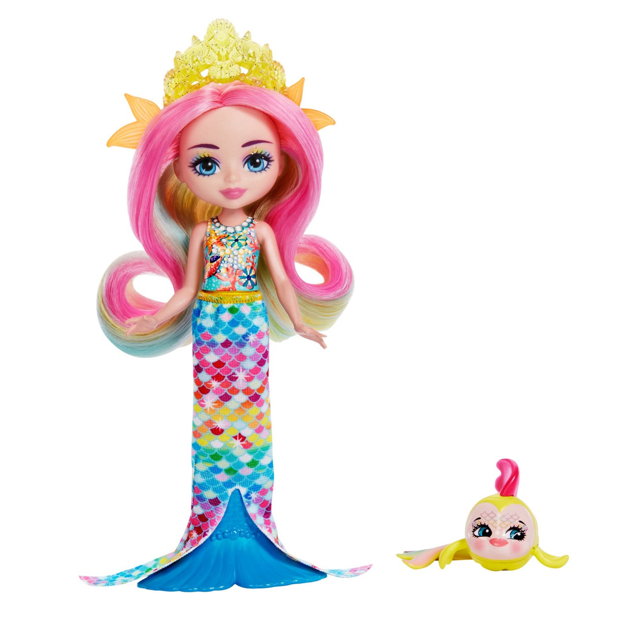 ENCHANTIMALS PAPUSI SI ANIMALUTE RADIA RAINBOW FISH SI FLO