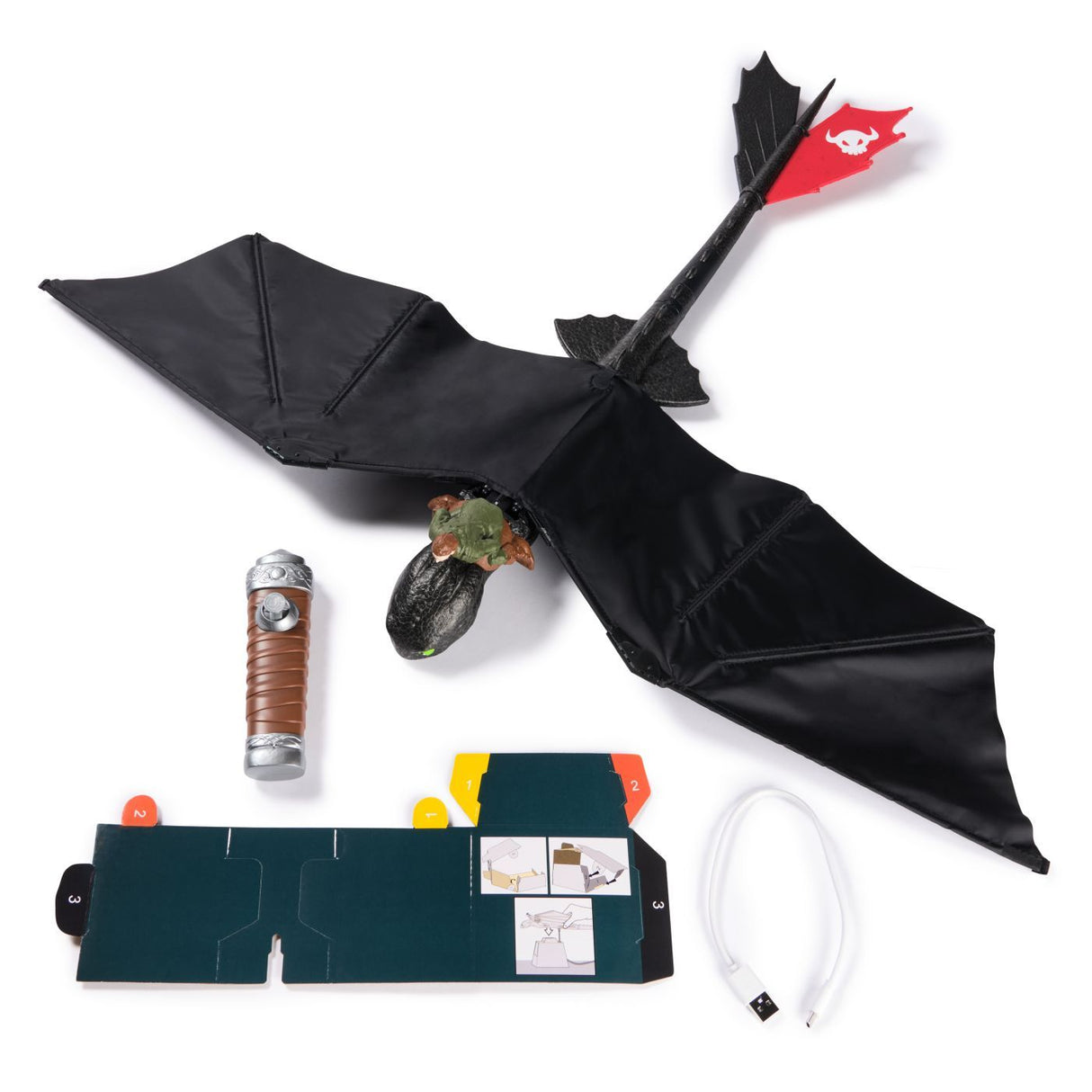 CUM SA ITI DRESEZI DRAGONUL FIGURINA DRAGON TOOTHLESS ZBURATOR CU TELECOMANDA