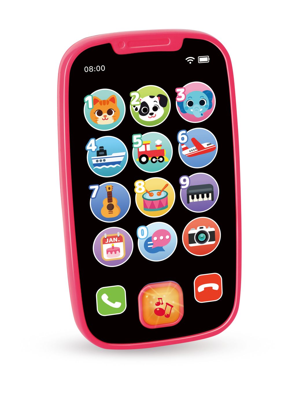 PRIMUL MEU TELEFON SMART ROZ CU MUZICA SI LUMINI