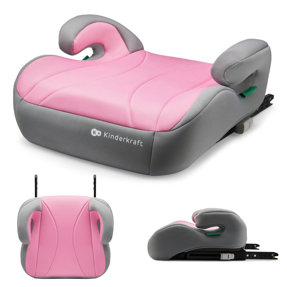 INALTATOR AUTO KINDERKRAFT BOOST, I-SIZE 135-150 CM, ROSE PINK