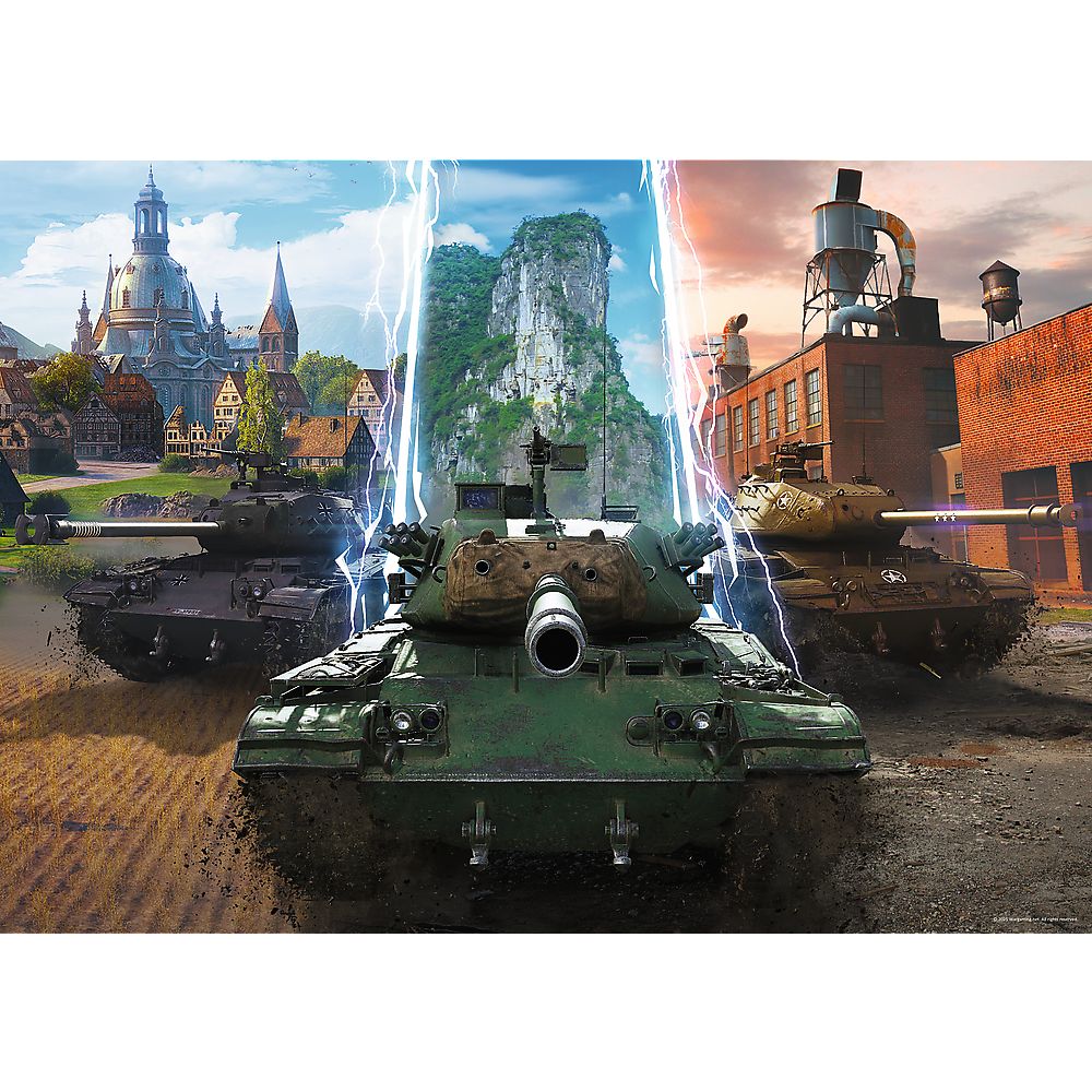 PUZZLE TREFL 500 WORLD OF TANKS TIMP PENTRU ACTIUNE