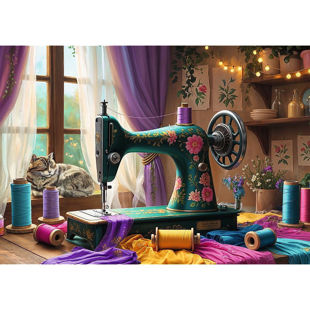 PUZZLE TREFL 1000 ATELIERUL DE CUSUT