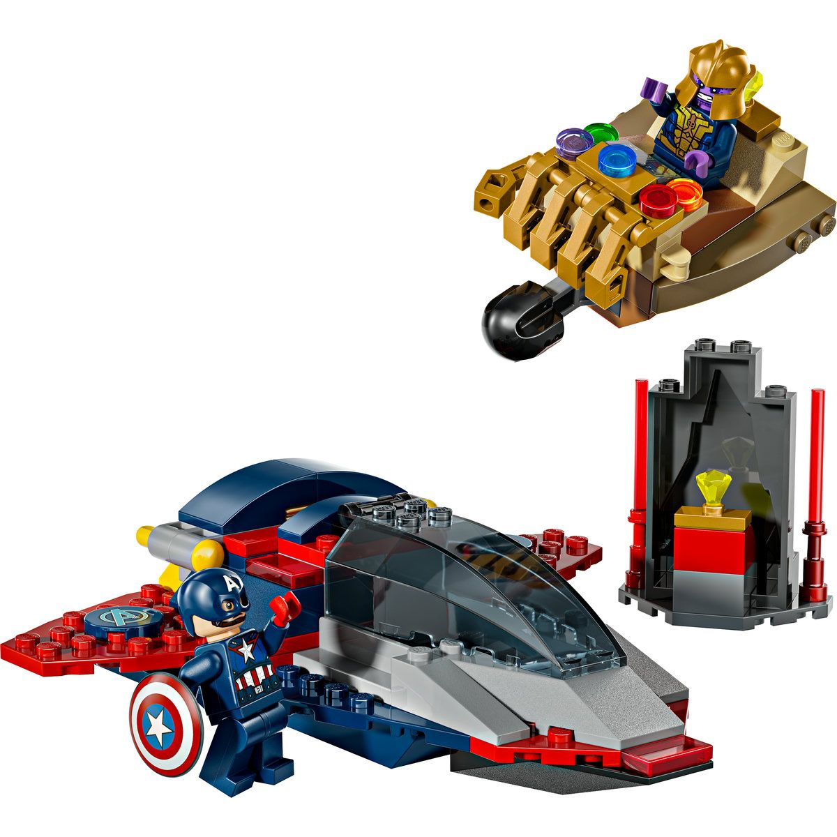 LEGO MARVEL RAZBUNATORII CAPITANUL AMERICA VS THANOS 76319