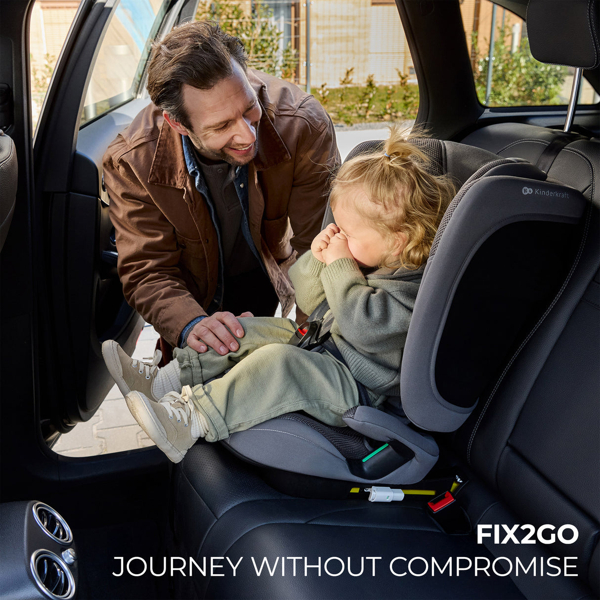 SCAUN AUTO KINDERKRAFT FIX2GO 76-150 CM, NAVY