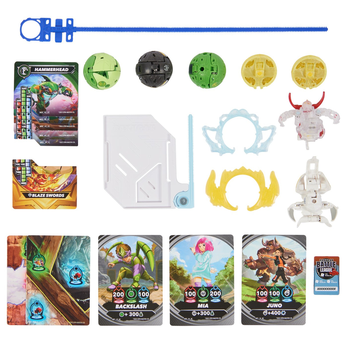 BAKUGAN SET DE LUPTA SPECIAL ATTACK BRUISER, SPECIAL ATTACK OCTOGAN VENTRI,HAMMERHEAD, BUTTERCLAW