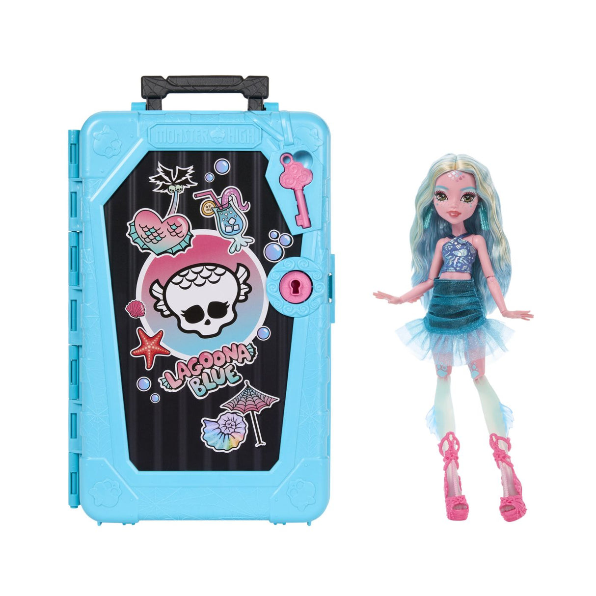 MONSTER HIGH SKULLTIMATE SECRET PAPUSA LAGOONA BLUE