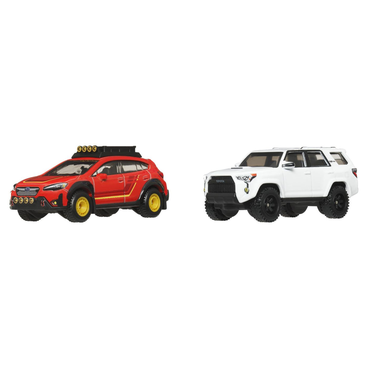 HOT WHEELS PREMIUM SET 2 MASINUTE METALICE SUBARU CROSSTREK SI TOYOTA 4RUNNER 2018 SCARA 1 LA 64