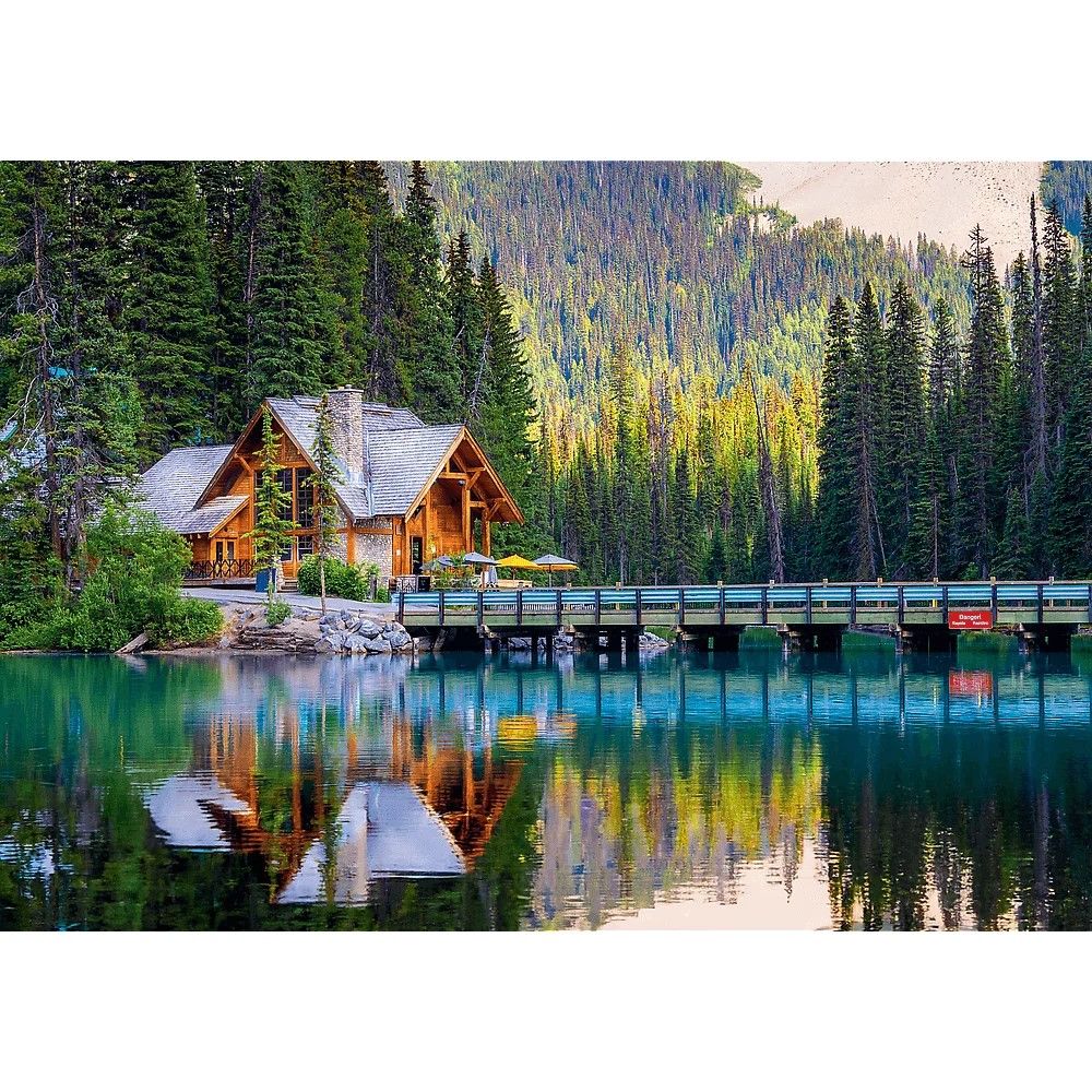 PUZZLE TREFL 1000 COLECTIA SUA LACUL EMERALD PARCUL NATIONAL YOHO POSTER INCLUS