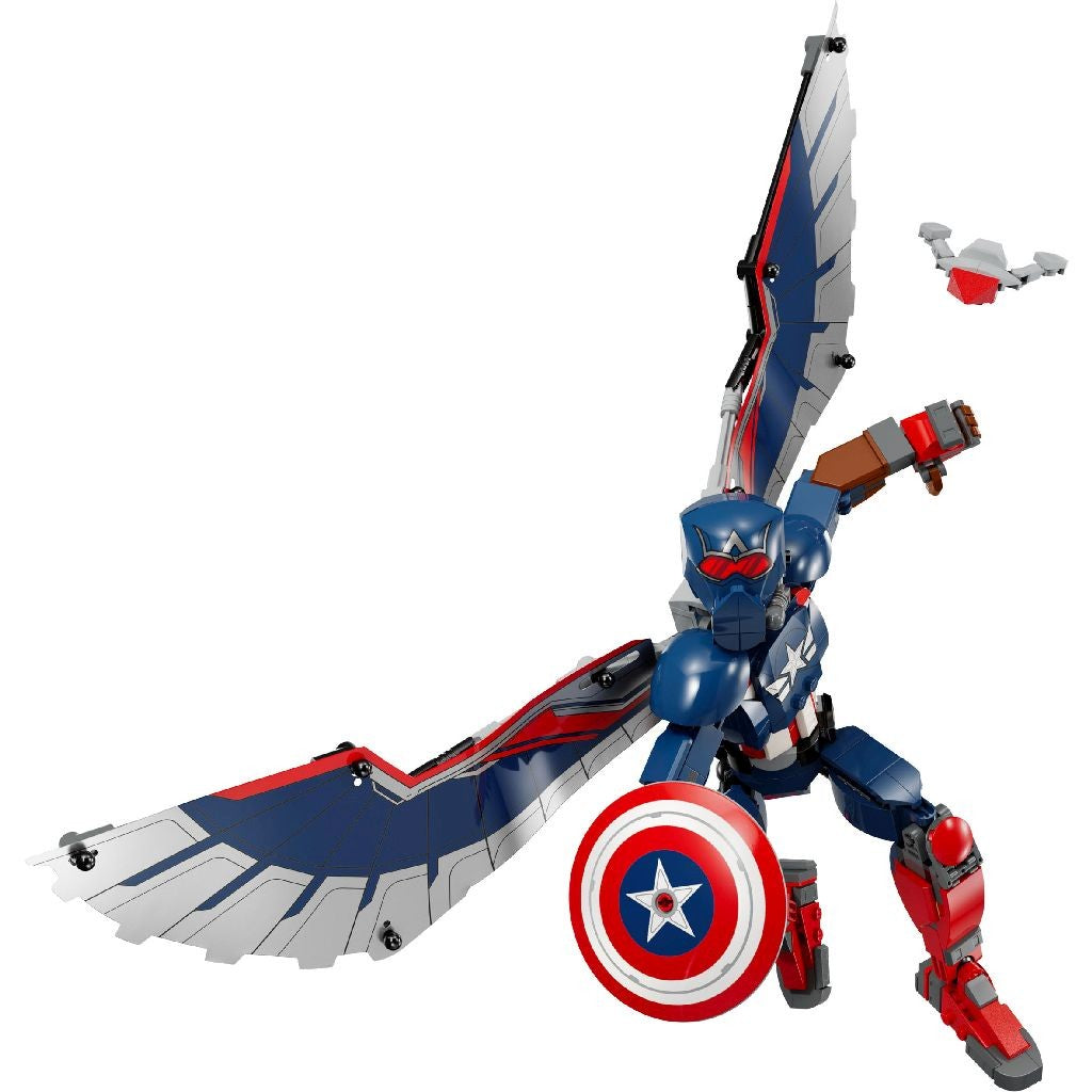 LEGO SUPER HEROES FIGURINA DE CONSTRUCTIE CAPITANUL AMERICA 76296