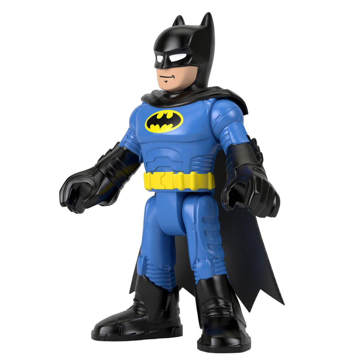 FISHER PRICE IMAGINEXT DC SUPER FRIENDS FIGURINA BATMAN XL CU COSTUM ALBASTRU