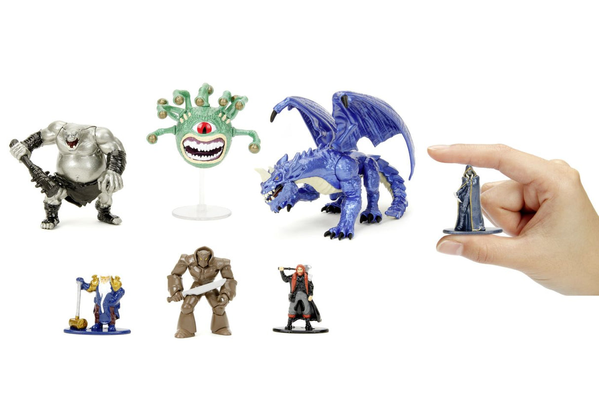 JADA DUNGEONS DRAGONS SET 7 FIGURINE METALICE