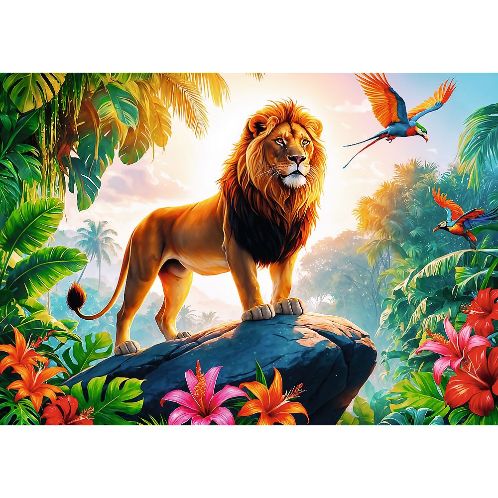 PUZZLE TREFL 200 REGELE JUNGLEI
