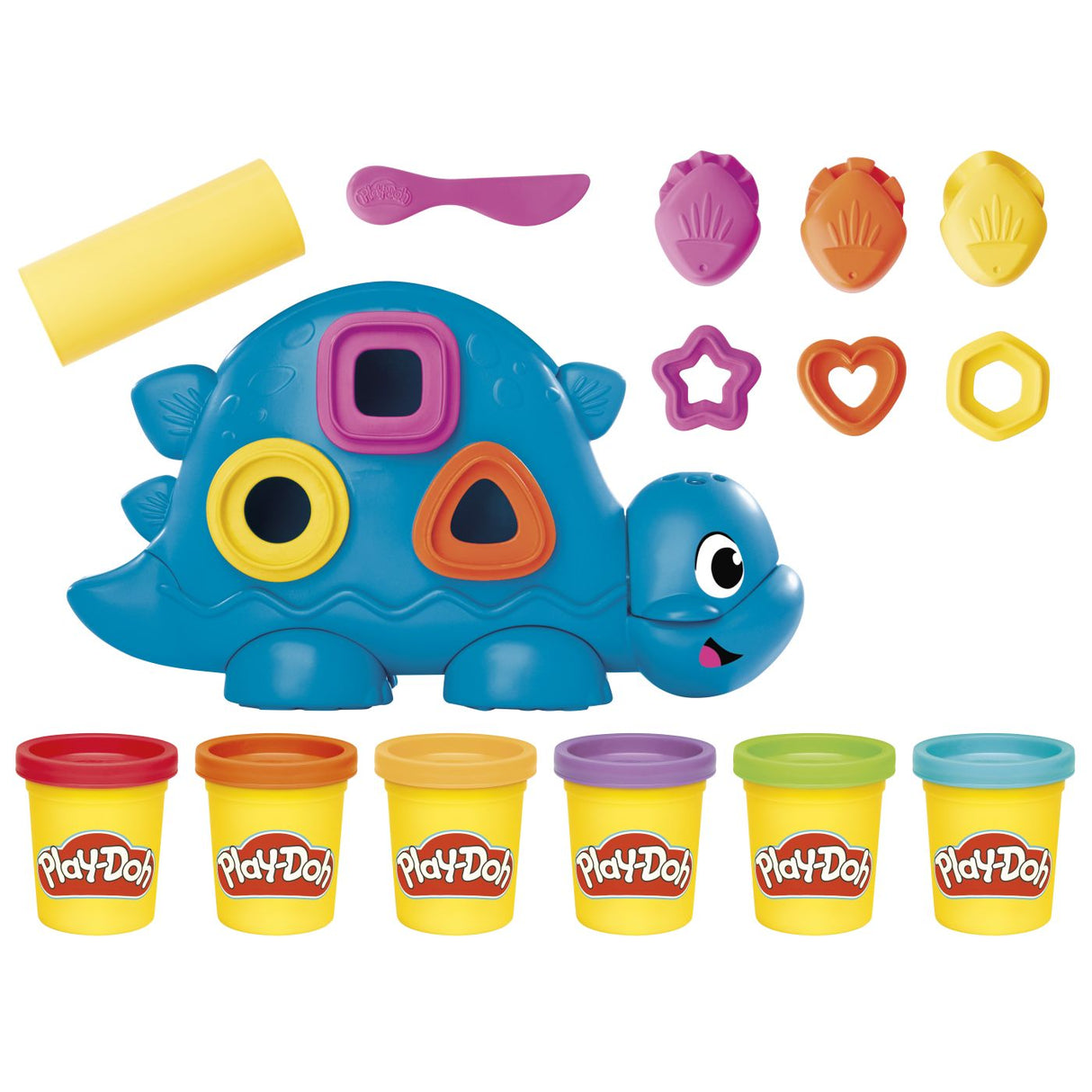 PLAY DOH JUCARIE CU ACTIVITATI DINOZAUR CU FORME SI CULORI