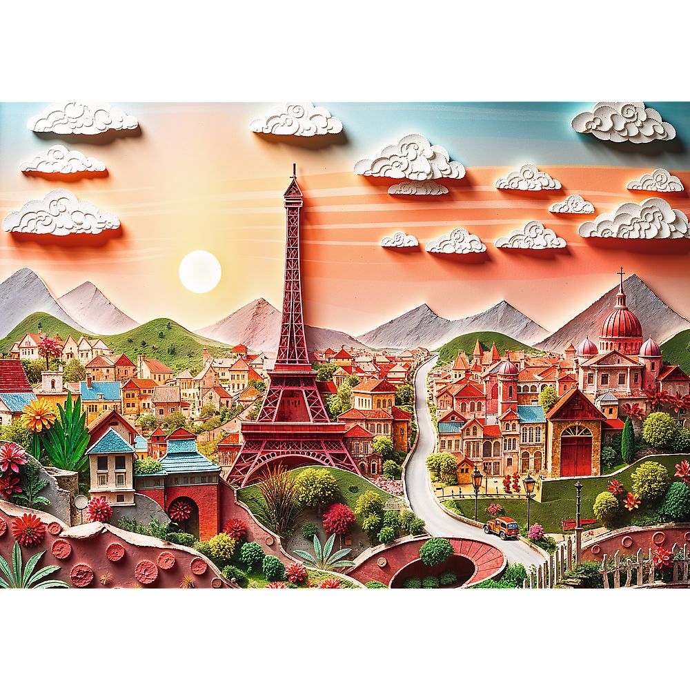 PUZZLE TREFL 1000 EDITIA ANIVERSARA 40 DE ANI 3D PARIS