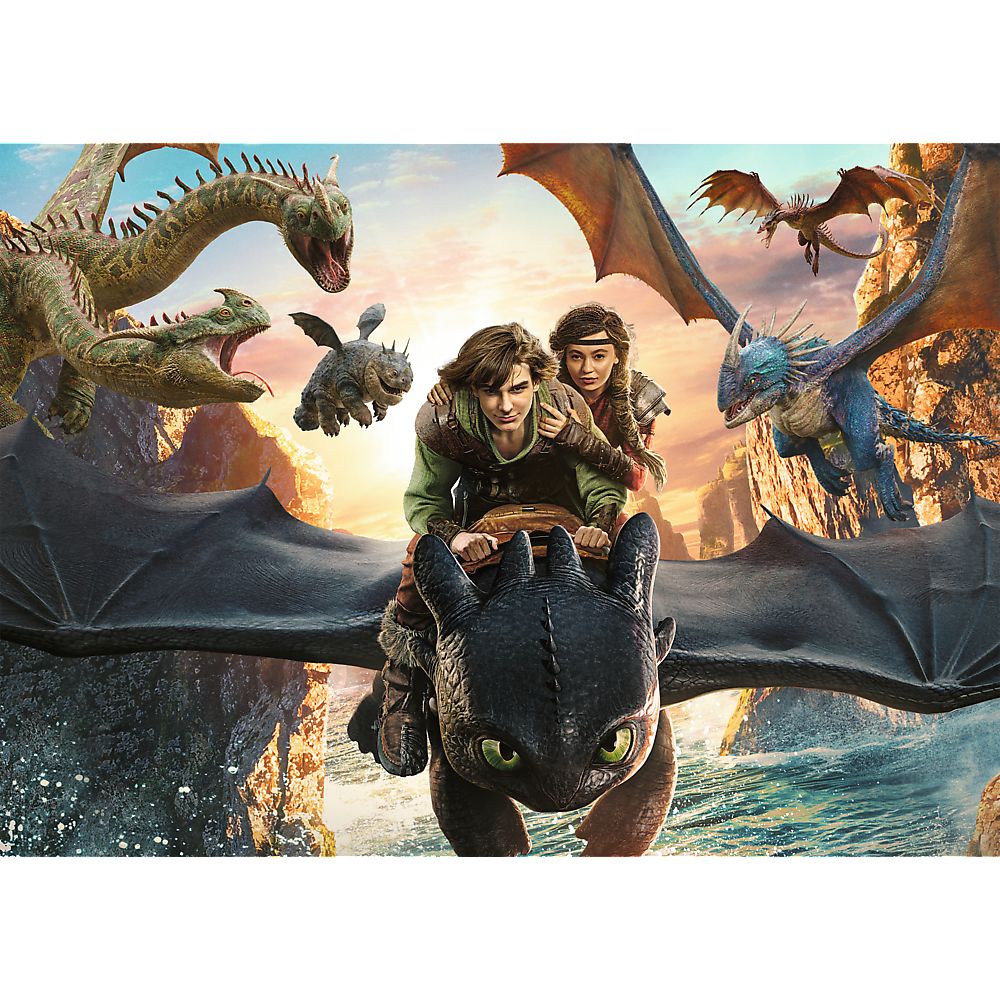 PUZZLE TREFL 200 CUM SA ITI DRESEZI DRAGONUL TOOTHLESS SI PRIETENII