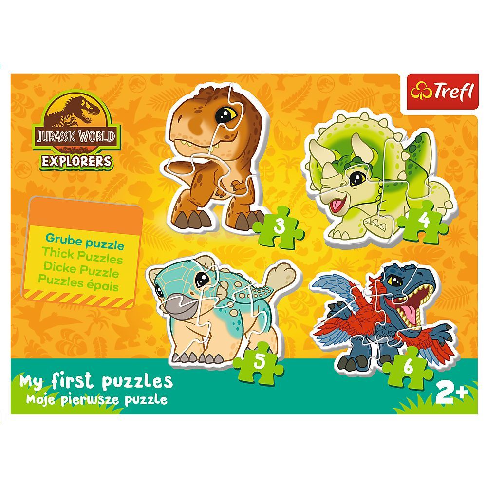 PUZZLE TREFL BABY CLASIC JURASSIC WORLD DINOZAURI DRAGUTI