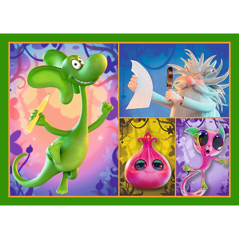 PUZZLE TREFL 4IN1 LUMEA DRAGONULUI DIPLODOK