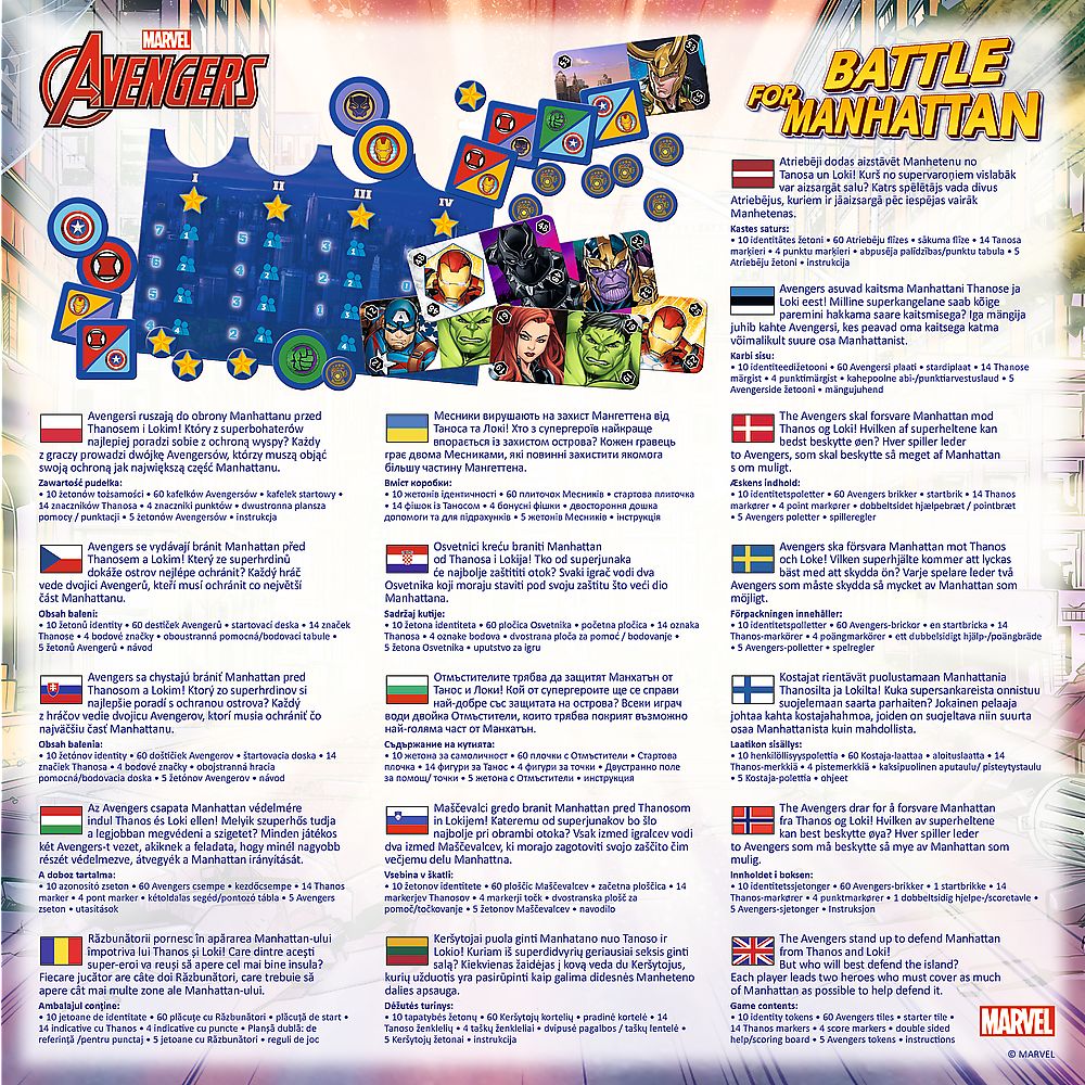 JOC DE SOCIETATE MARVEL RAZBUNATORII LUPTA PENTRU MANHATTAN