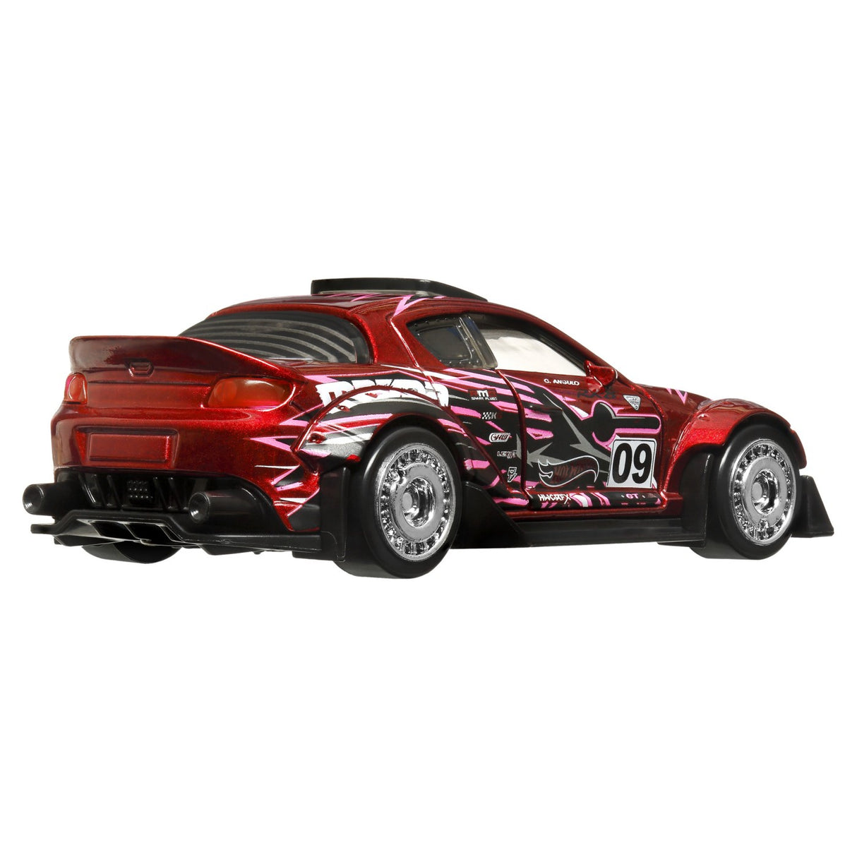 HOT WHEELS MASINUTA METALICA CU SISTEM PULL BACK MAZDA 2004 RX8 CUSTOM SCARA 1:43