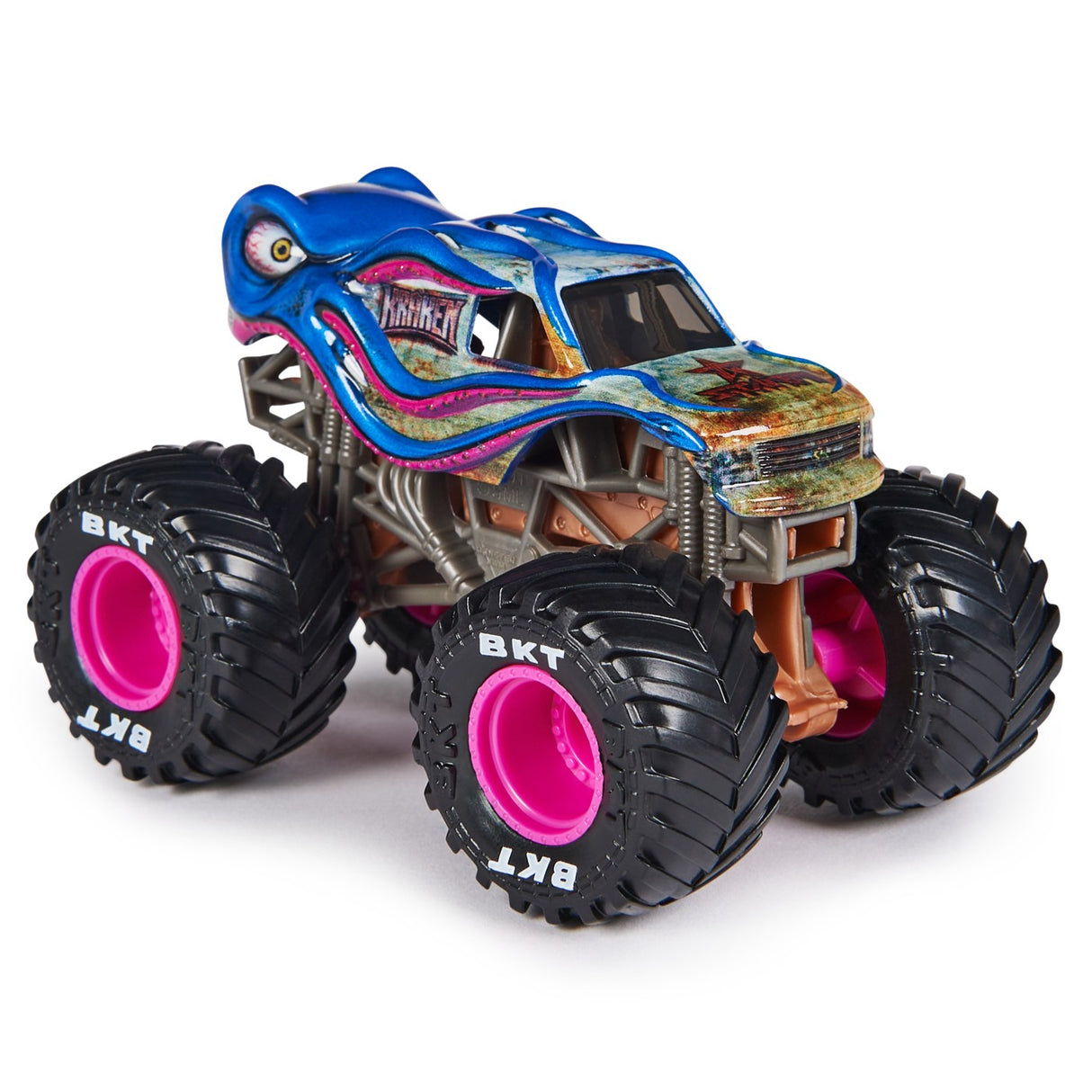 MONSTER JAM MASINUTA METALICA KRAKEN SCARA 1 LA 64