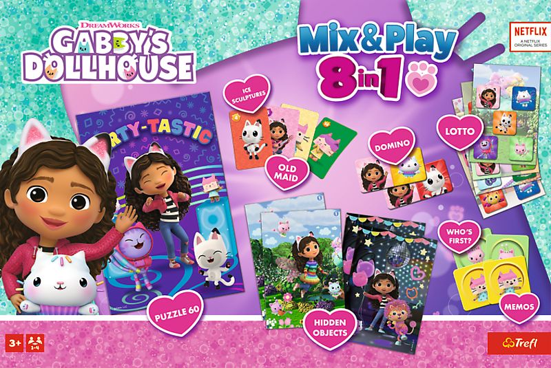 TREFL GABBYS DOLLHOUSE JOC 8IN1