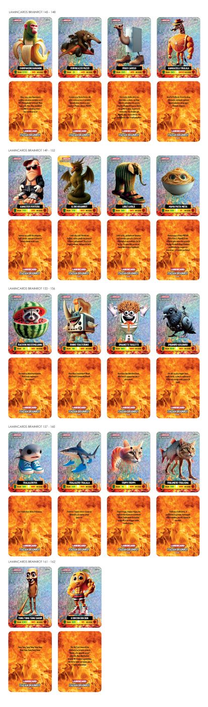 LAMINCARD ITALIAN BRAINROT
