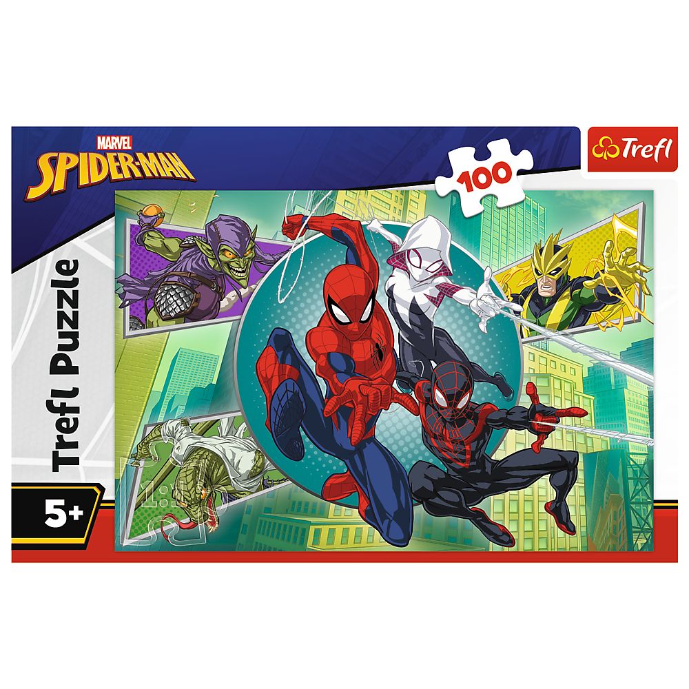 PUZZLE TREFL 100 MARVEL SPIDERMAN MASCA LUI SPIDERMAN