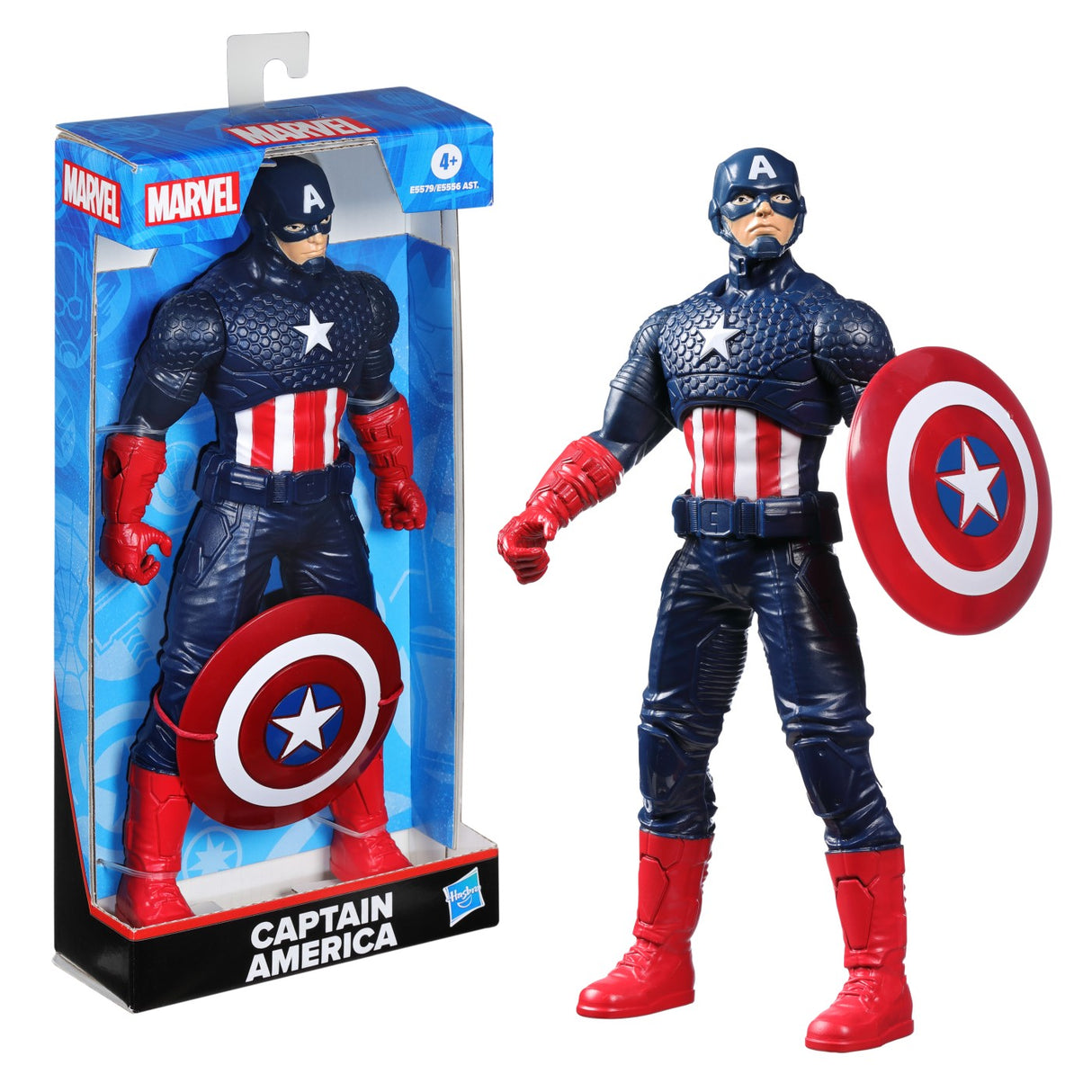 MARVEL AVENGERS FIGURINA CAPTAIN AMERICA ALBASTRU INCHIS 24CM