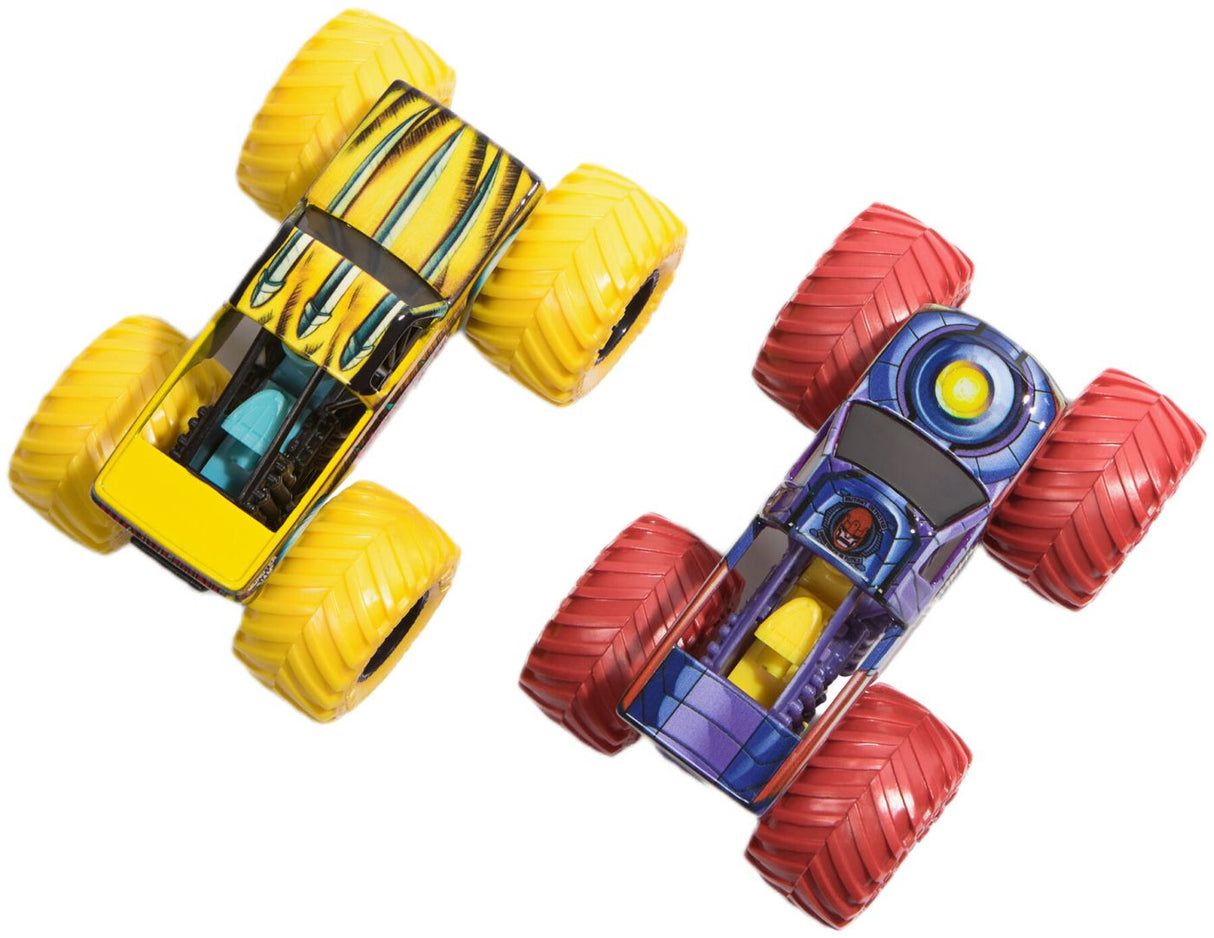 MONSTER JAM SET 2 MASINUTE METALICE THE SENTINELS VS WOLVERINE SCARA 1 LA 65