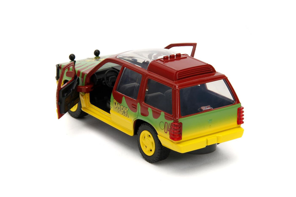 JADA JURASSIC WORLD 30TH ANNIVERSARY MASINUTA METALICA FORD EXPLORER 1993 SCARA 1 LA 32