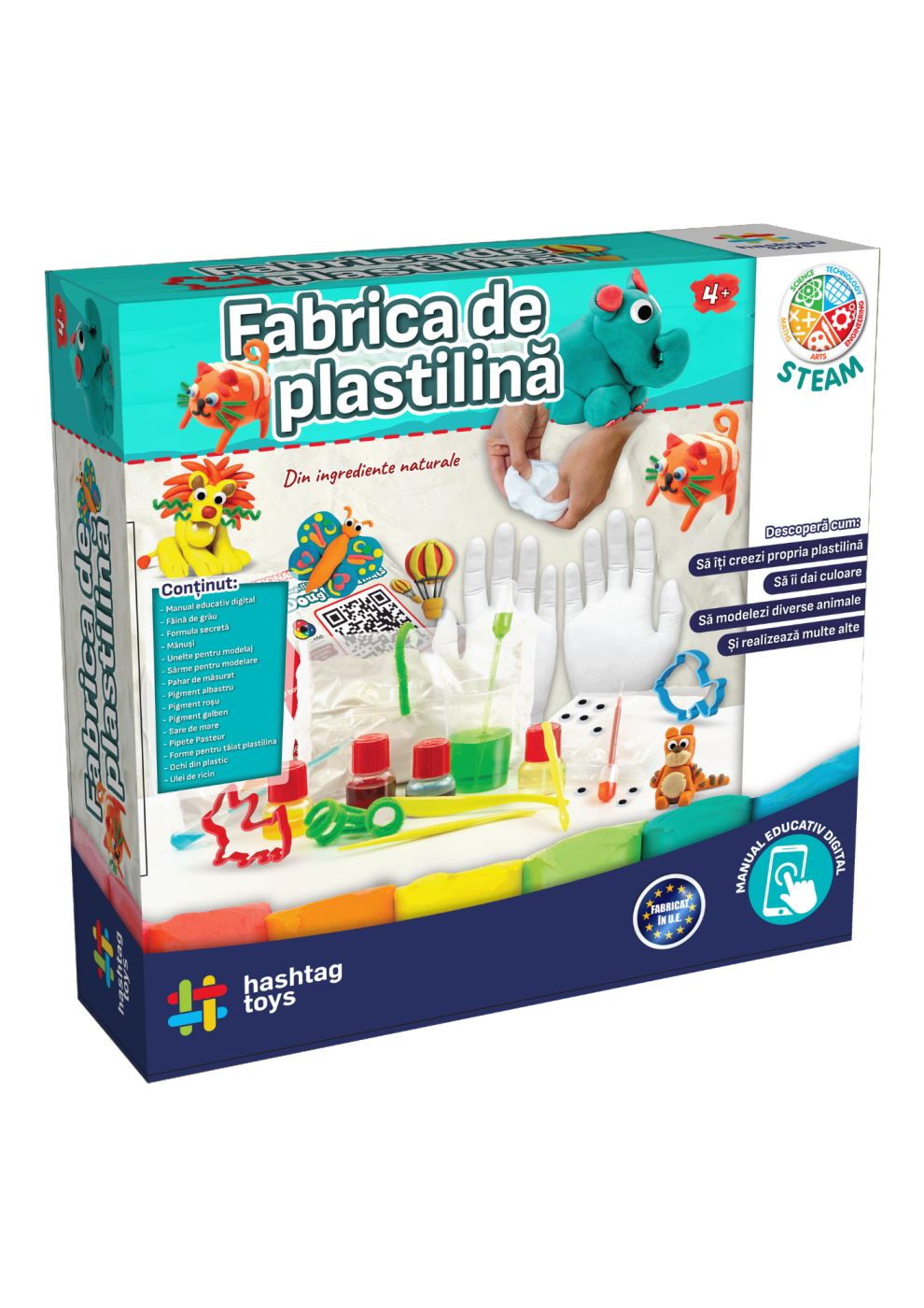 SET FABRICA DE PLASTILINA CU ANIMALE