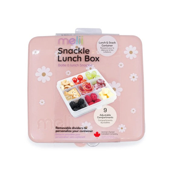 CUTIE SNACK 9 COMPARTIMENTE, MELII, DAISY PRINT