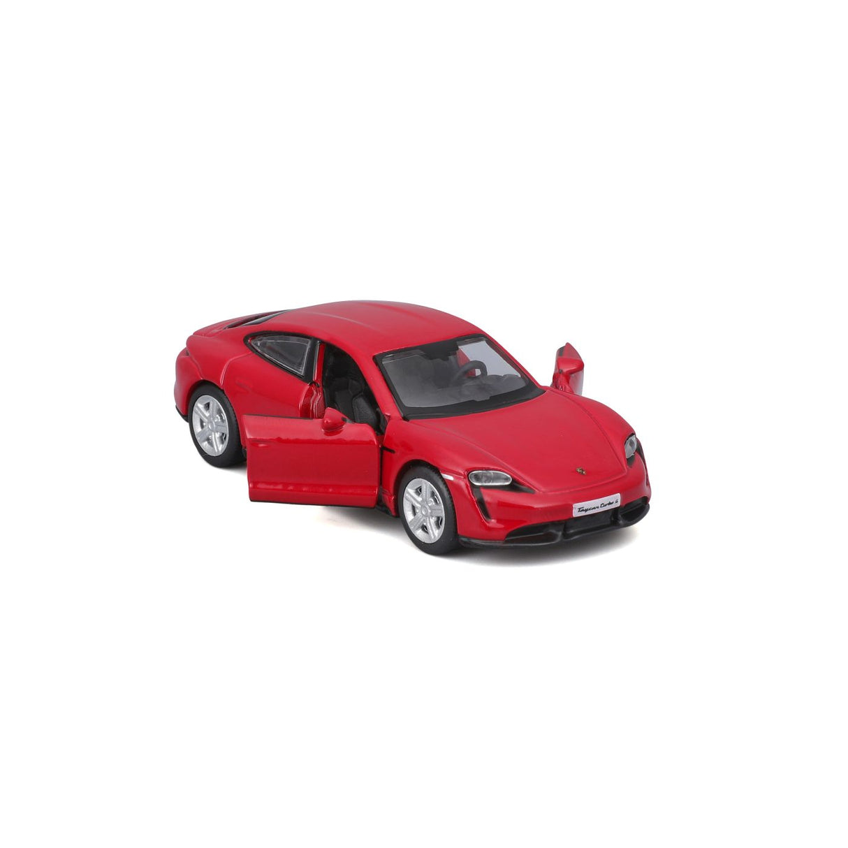 MAISTO MASINUTA METALICA SPEED ICONS PORSCHE TAYCAN TURBO S ROSU SCARA 1 LA 64